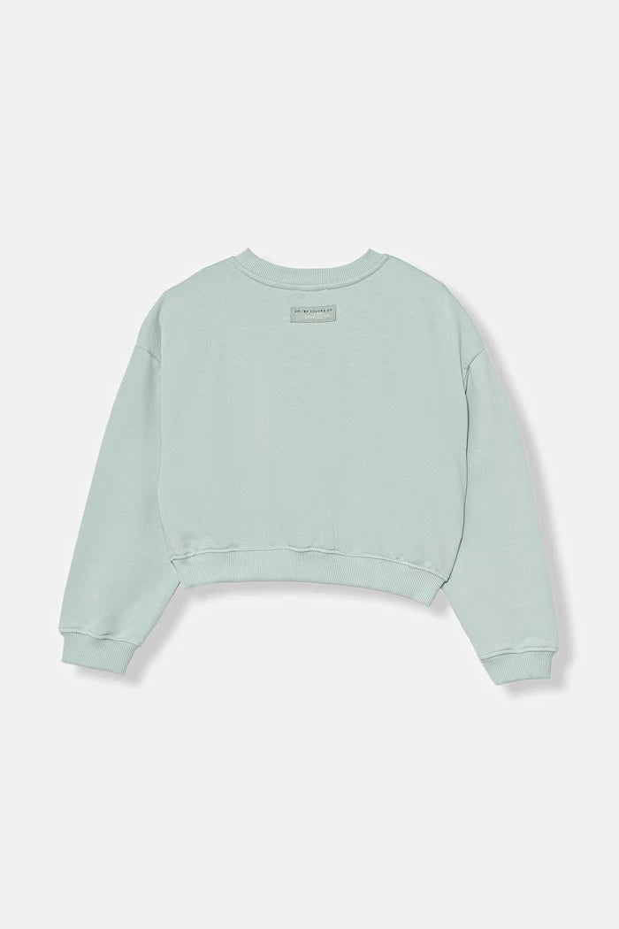 United Colors of Benetton çocuk pamuklu sweatshirt