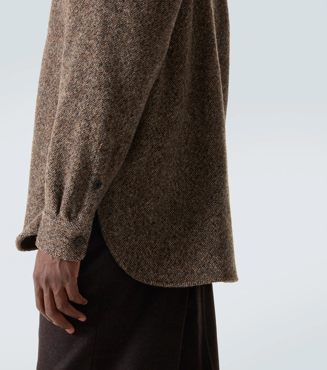 Dries Van Noten - Wool and cotton-blend tweed overshirt
