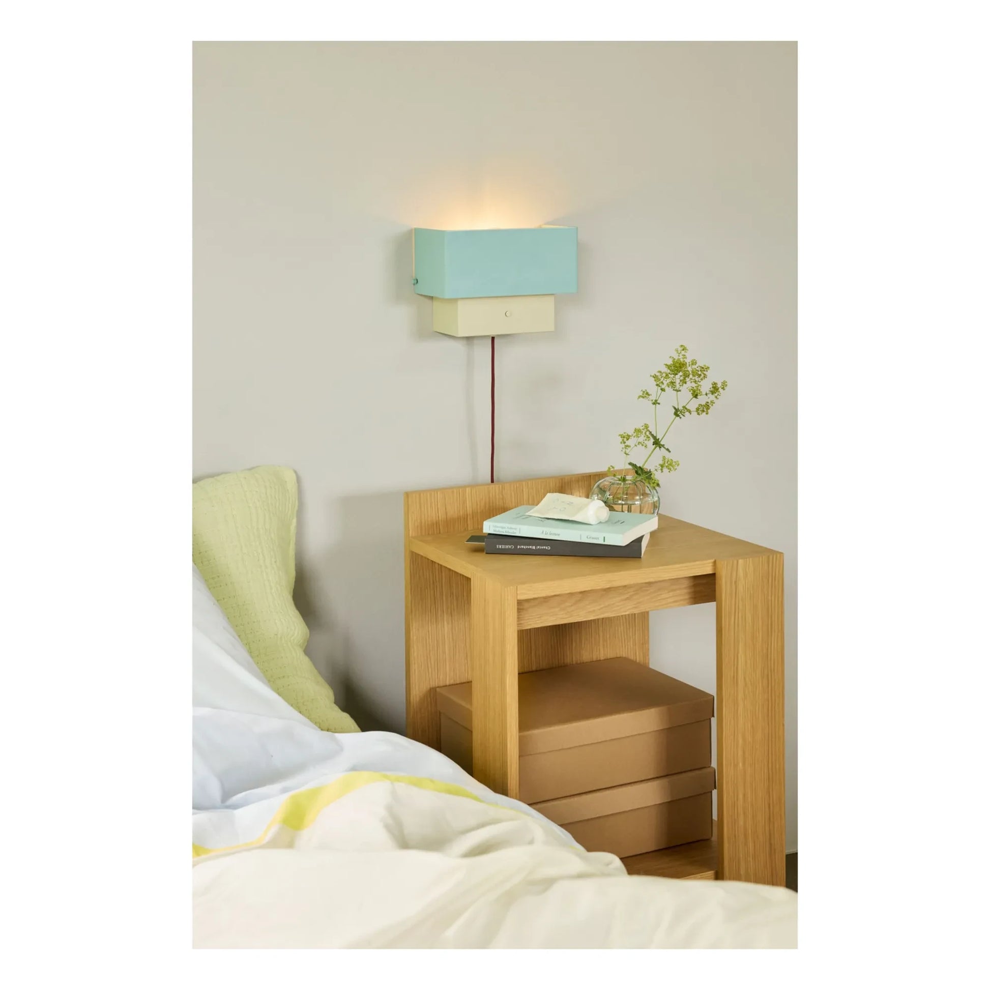 Hübsch - Arte wall lamp | Blue