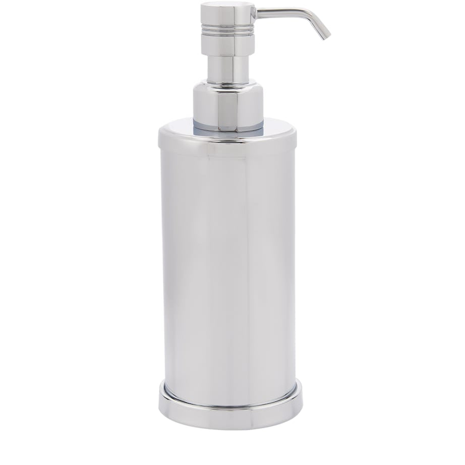 Cylinder Chrome Soap Dispenser
