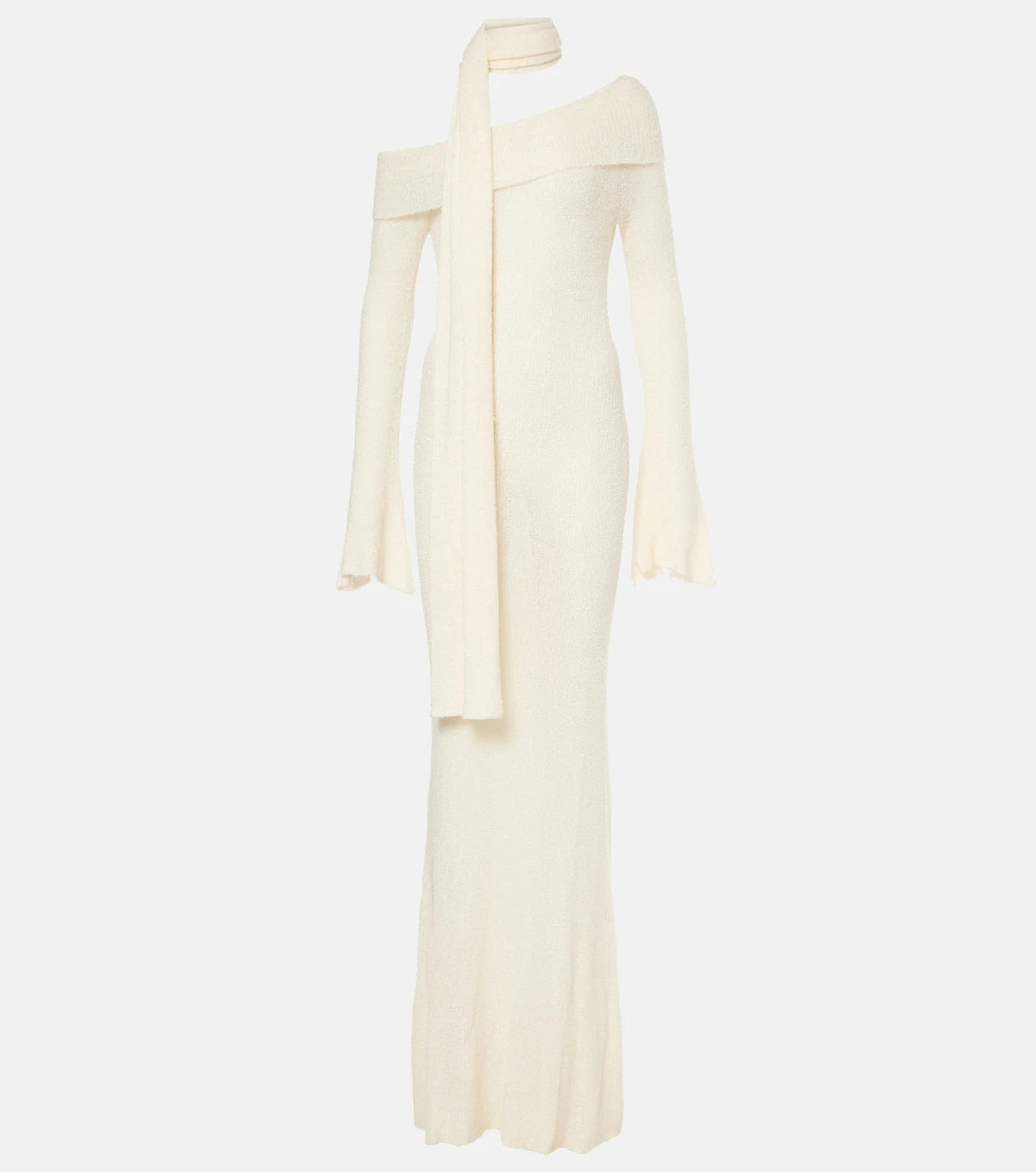 Aya Muse - Ursa scarf-detail maxi dress