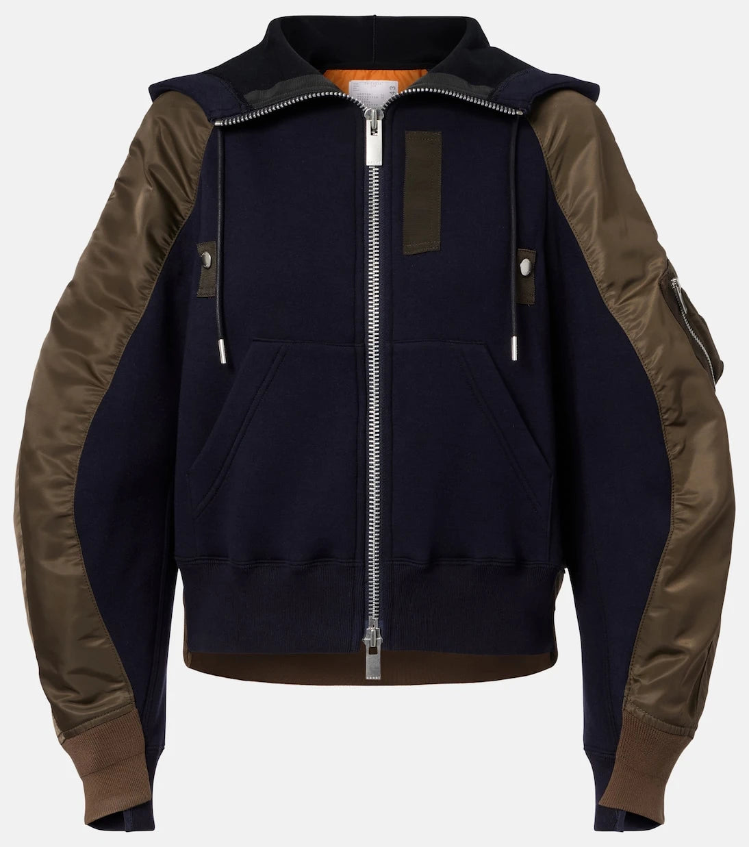 Sacai - جاكيت من مزيج القطن والتويل