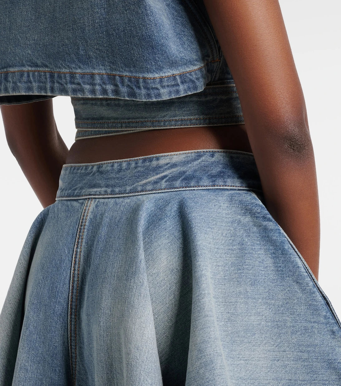 Alaïa - Drape detaylı havuç paça jean