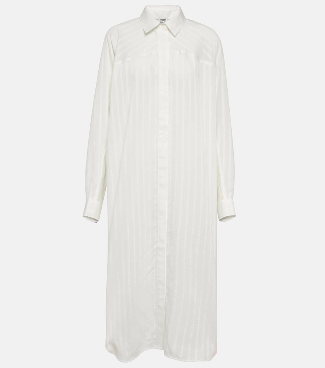 Toteme - Striped jacquard shirt dress