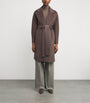 Joseph Brown Wool-Cashmere Costa Coat