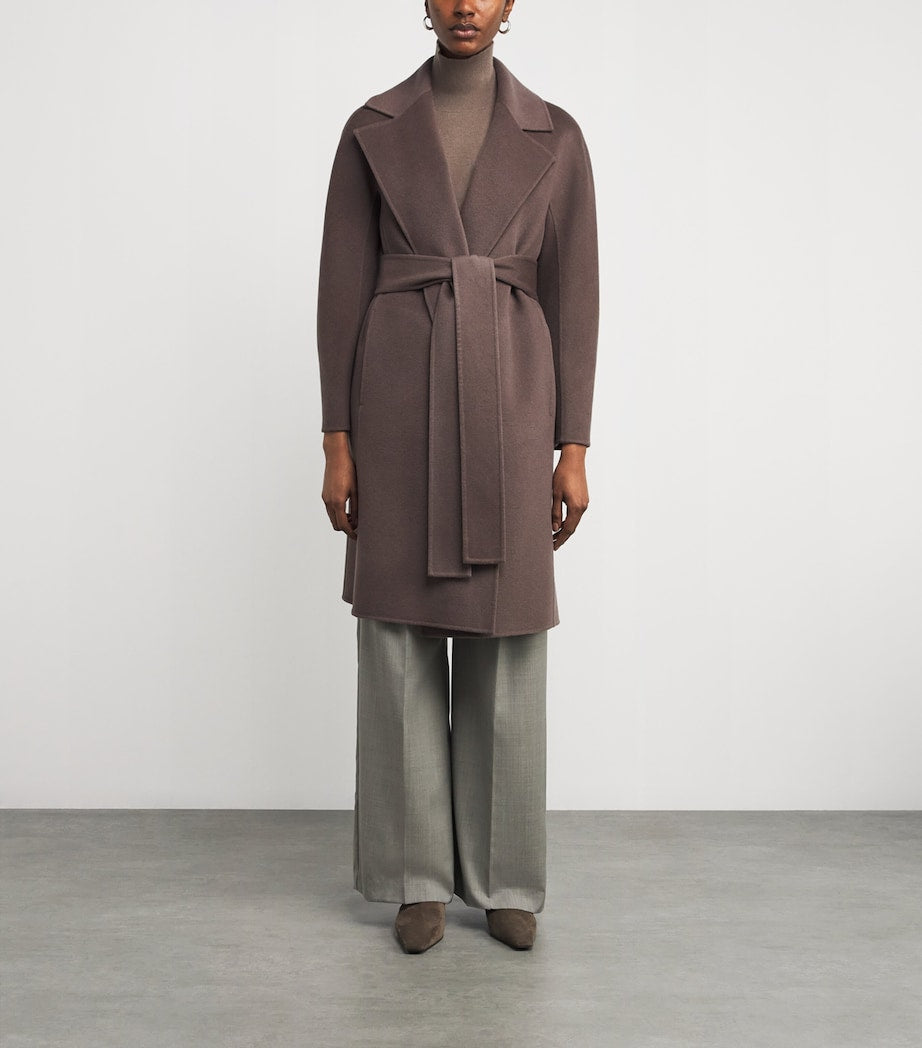 Joseph Brown Wool-Cashmere Costa Coat