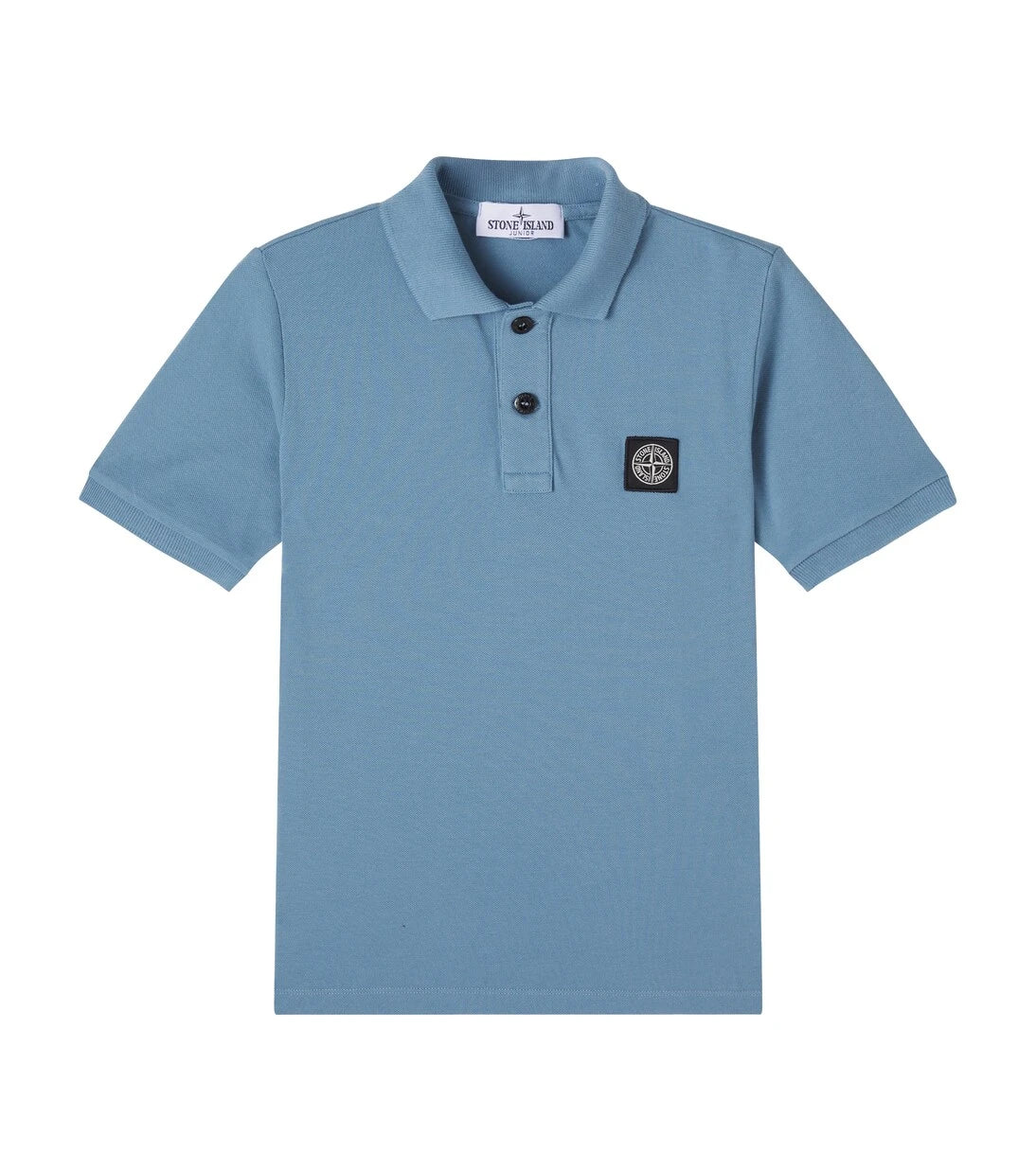 Stone Island Junior - Cotton-blend polo shirt
