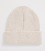 Rib-Knit Label Beanie