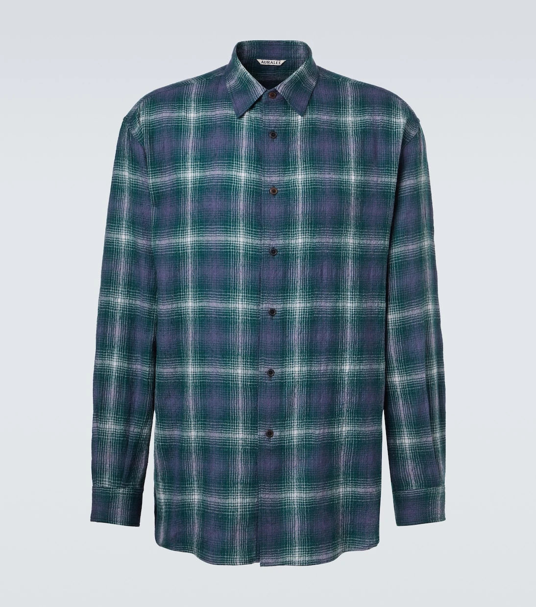 Auralee - Checked wool shirt