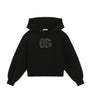 Dolce & Gabbana Kids Cotton Glitter Logo Hoodie (8-12+ Years)