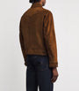 Brown Double RL Roughout Suede Jacket