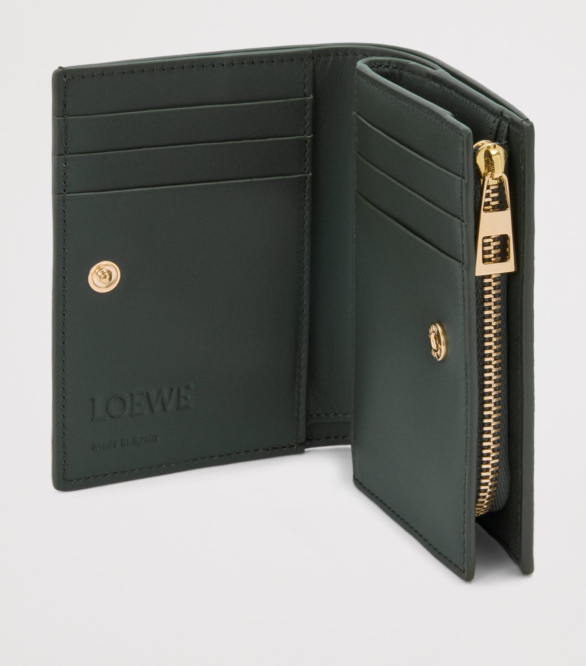 LOEWE Green Leather Landscape Wallet