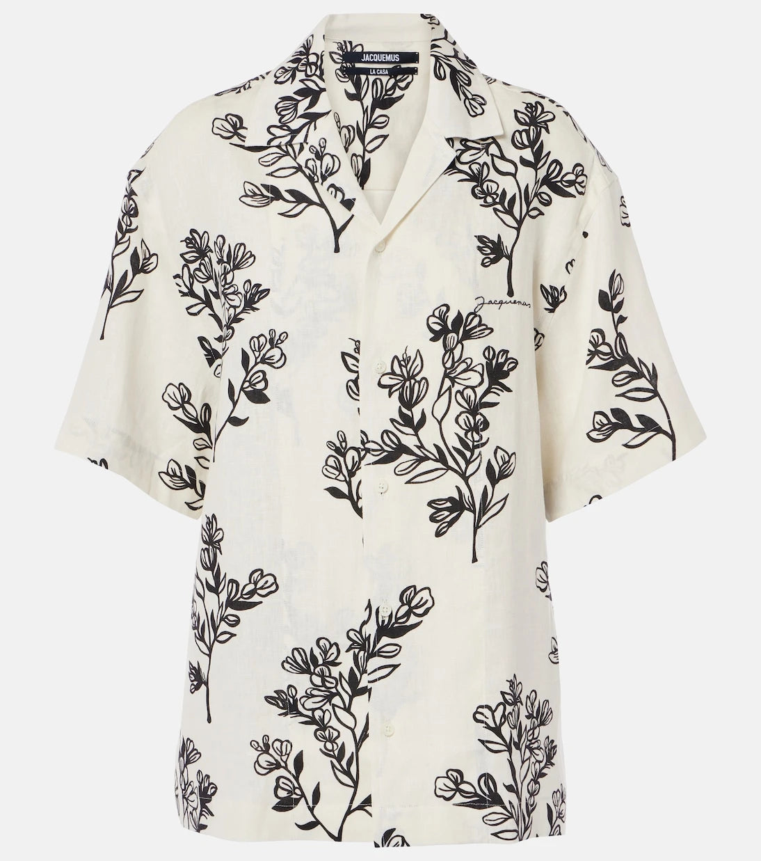 Jacquemus - Jean floral linen bowling shirt