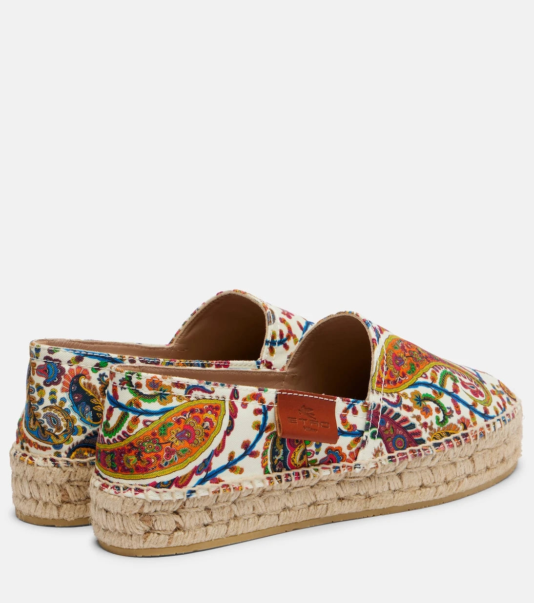 Etro - Paisley canvas espadrilles