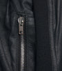 Rick Owens Black Naska Leather Jacket