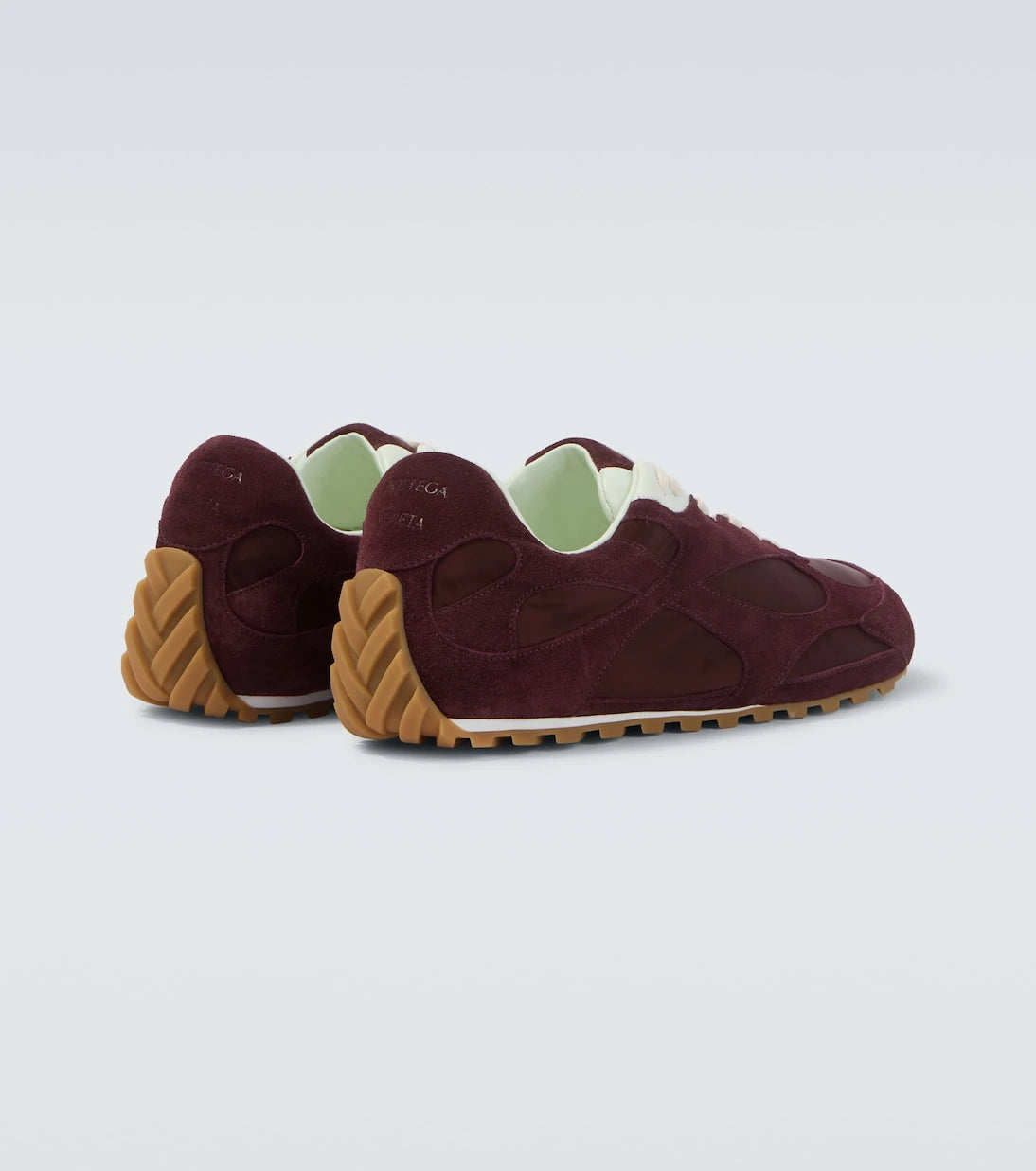 Bottega Veneta - Orbit Flash suede-trimmed sneakers