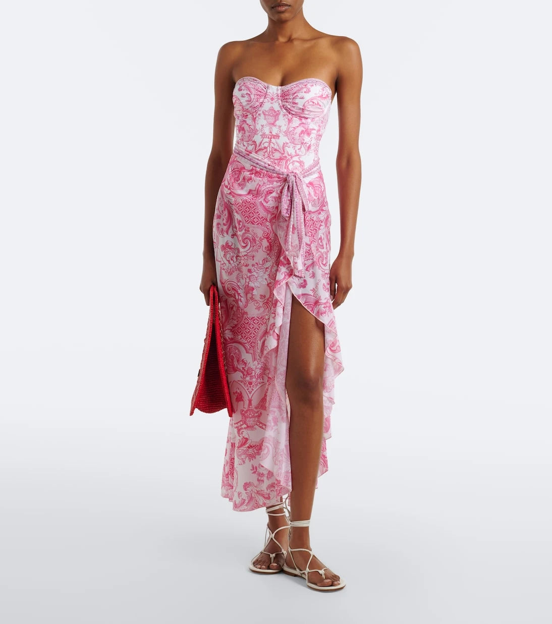 Camilla - Printed jersey beach cover-up