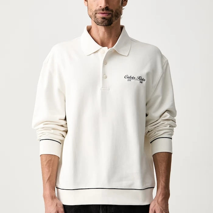 Calvin Klein Jeans Erkek Pamuklu Sweatshirt
