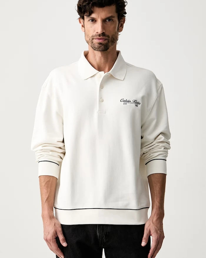 Calvin Klein Jeans Erkek Pamuklu Sweatshirt