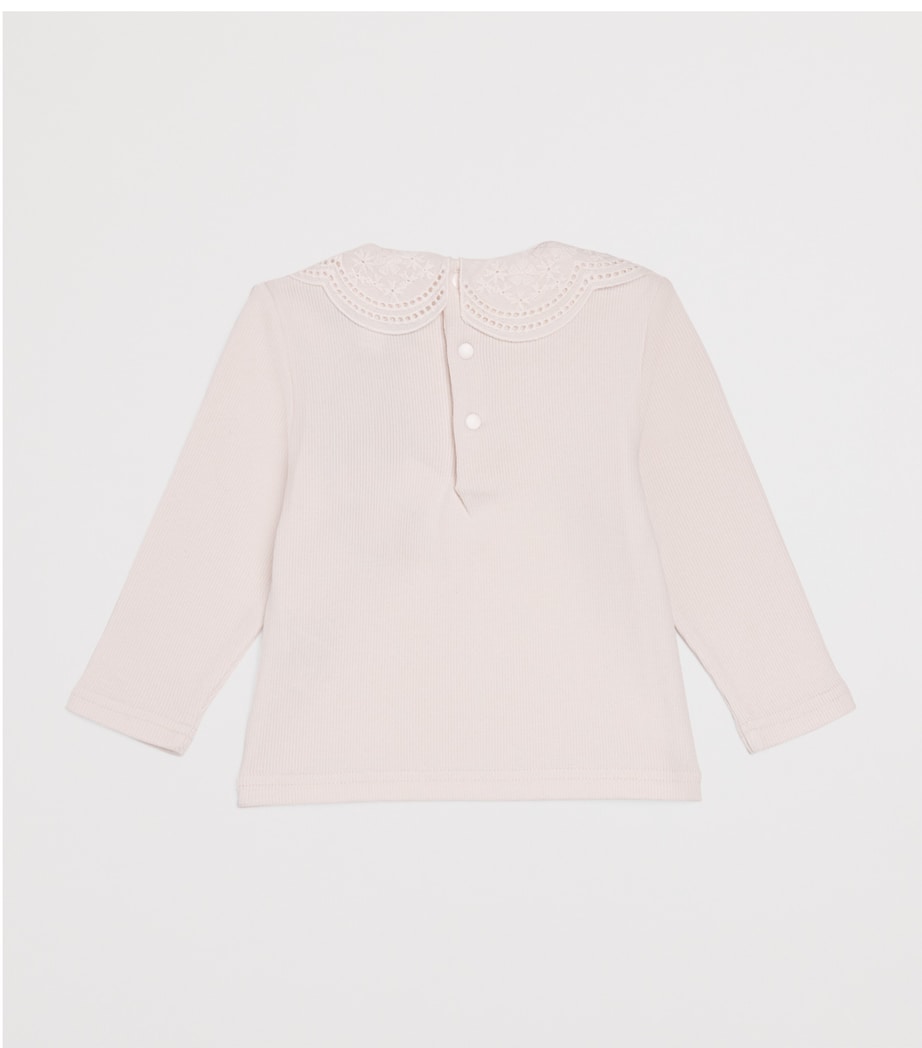 Collar-Detail Ribbed T-Shirt (3 Months-4 Years)