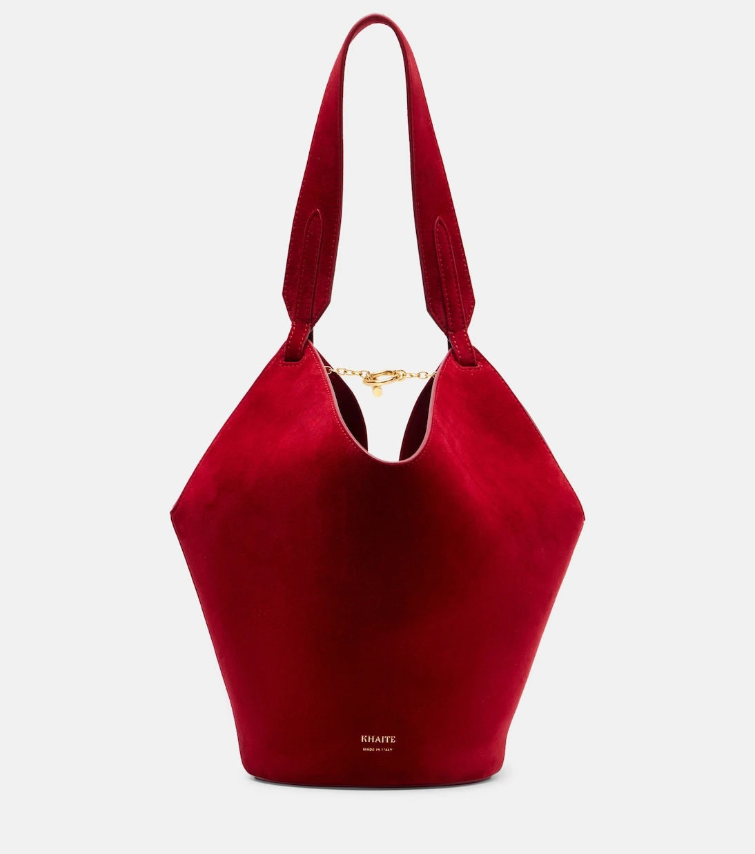 Khaite - Lotus Mini suede tote bag