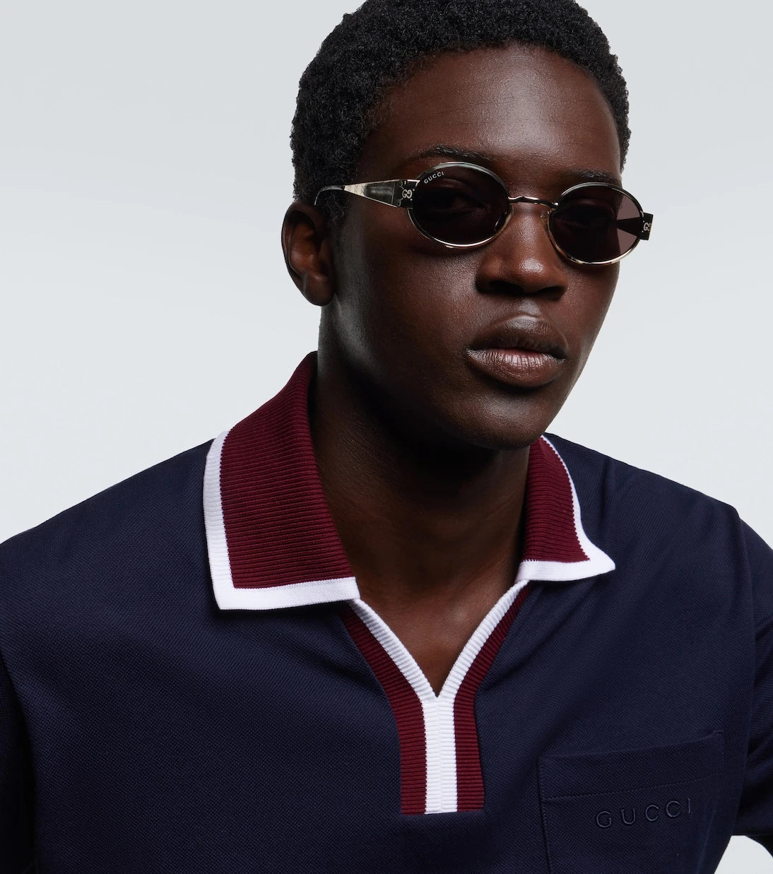 Gucci - GG oval sunglasses