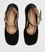 Chloé Black Suede Loti Platform Pumps 80