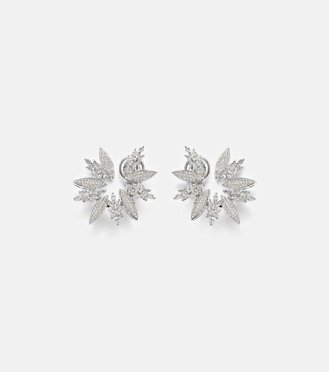 Yeprem - Y-Couture 18kt white gold earrings with diamonds