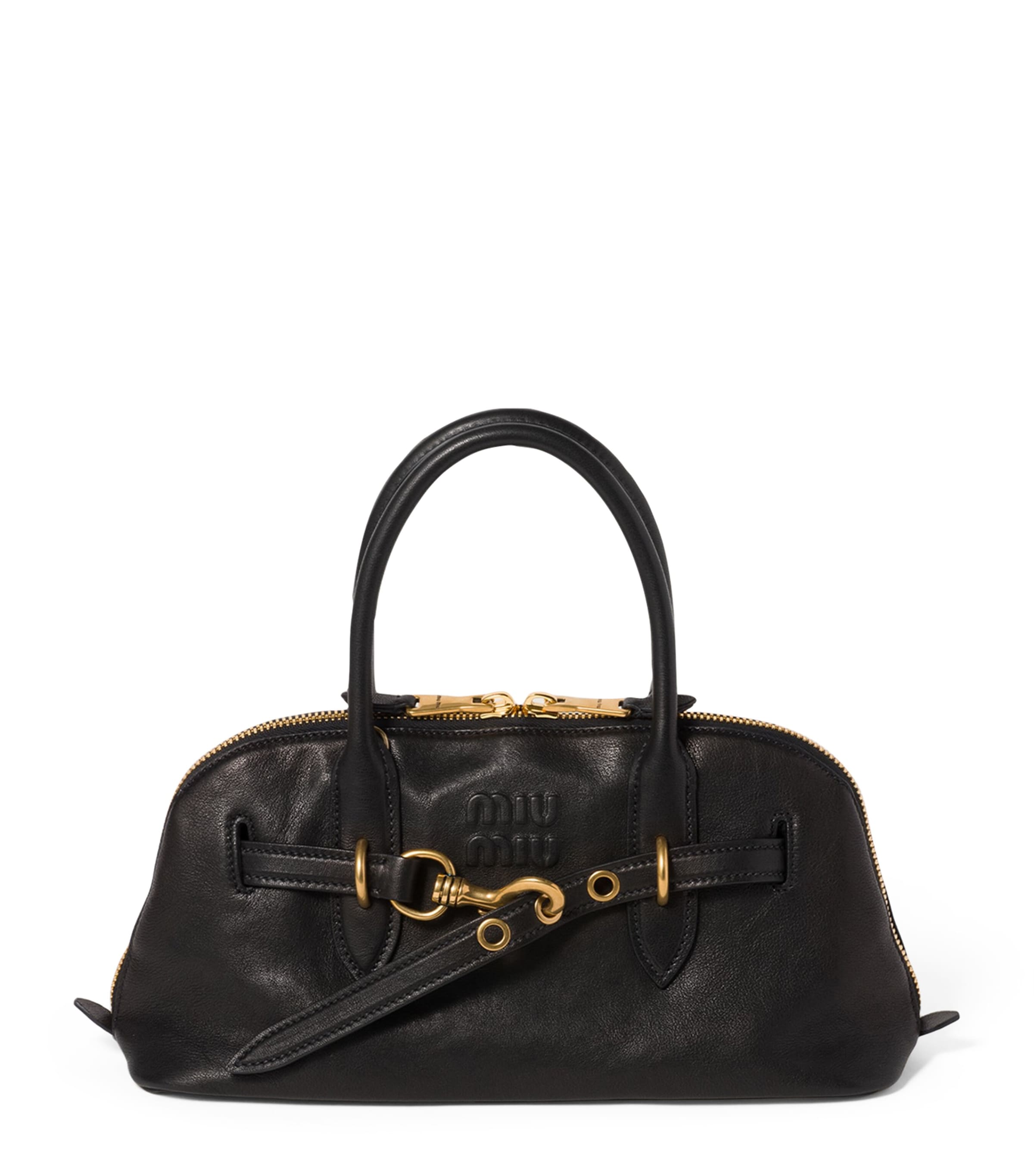 Black Aventure Top-Handle Bag