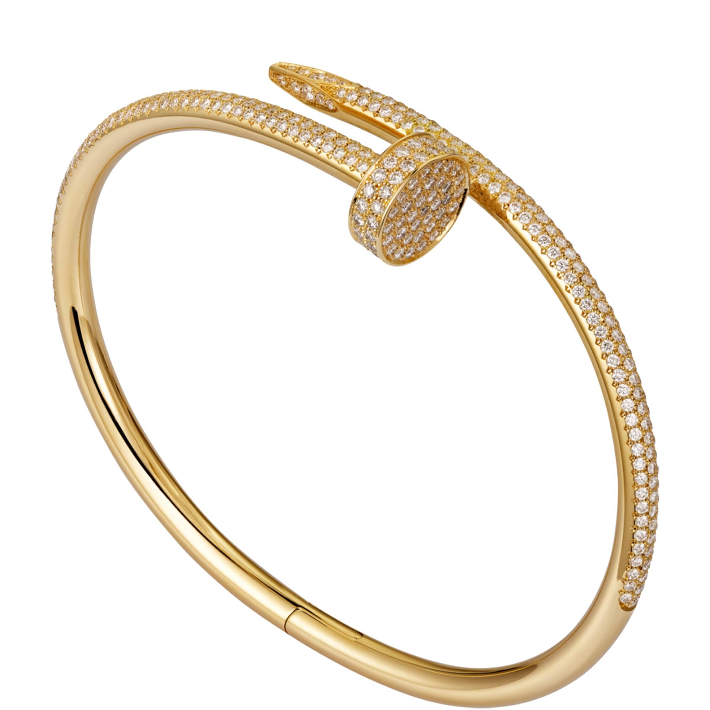 Cartier Yellow Gold and Diamond Juste un Clou Bracelet