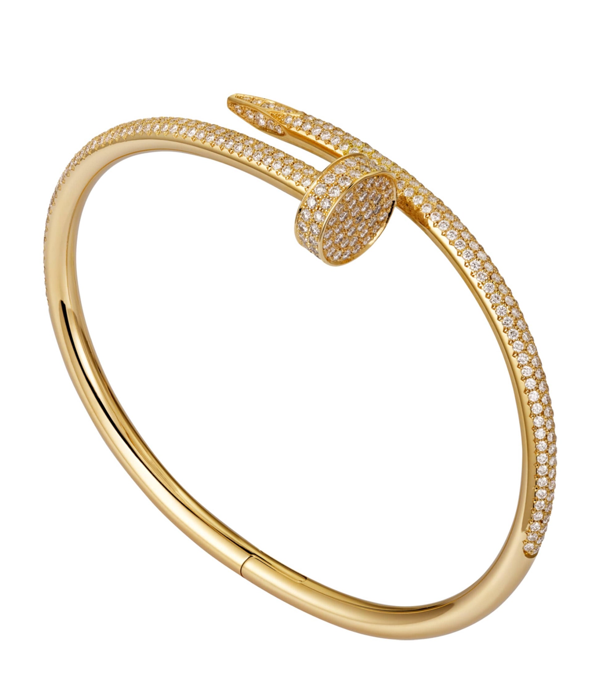 Cartier Yellow Gold and Diamond Juste un Clou Bracelet