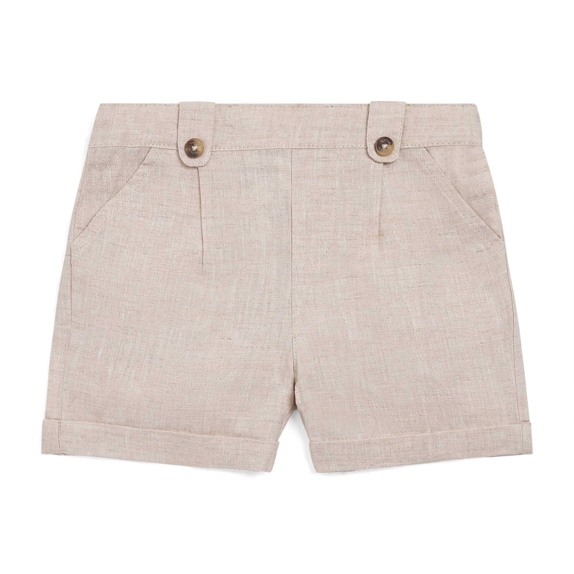 Linen Ceremony Shorts (3 Months – 4 Years)