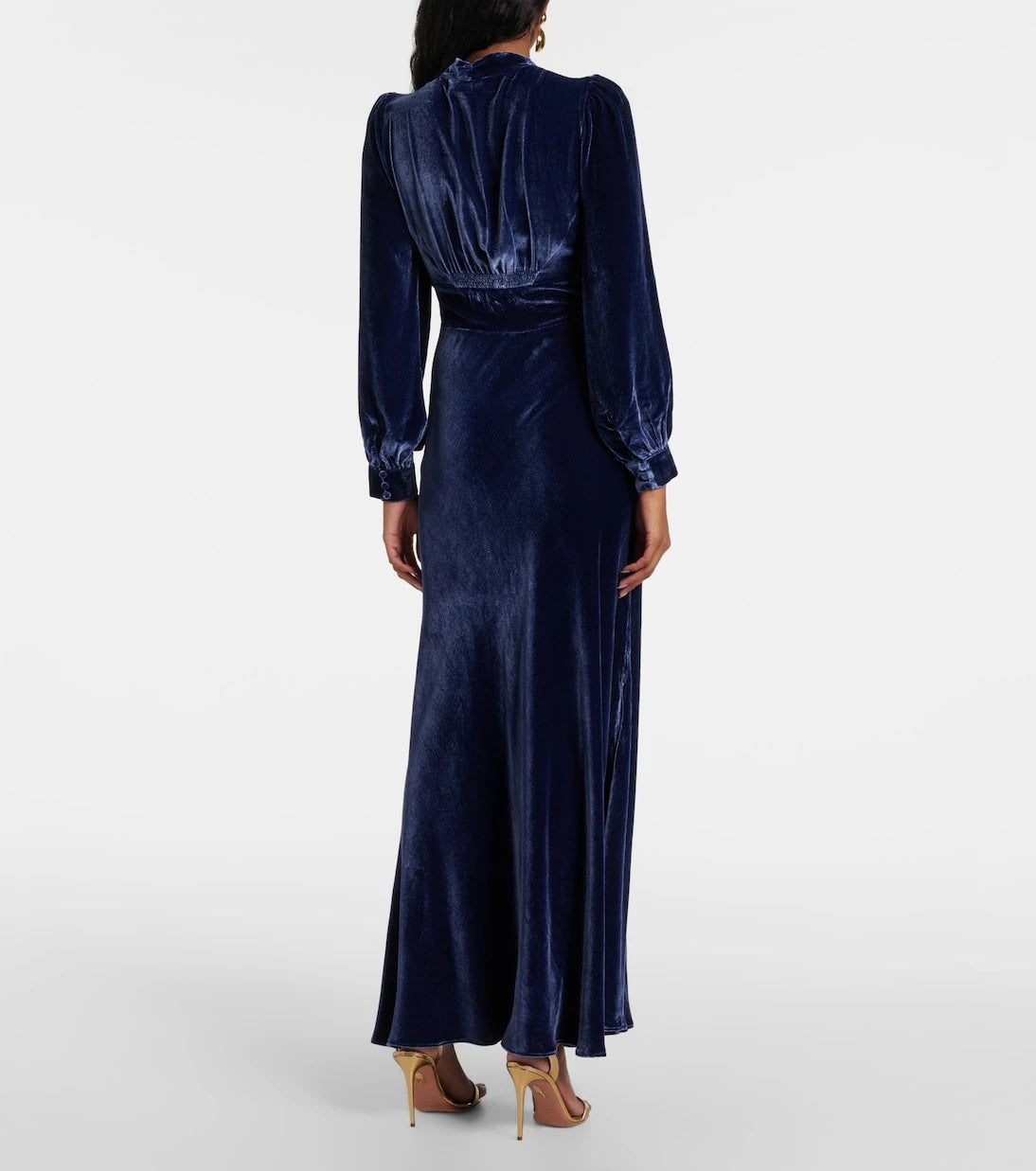 Rixo - Emery velvet maxi dress