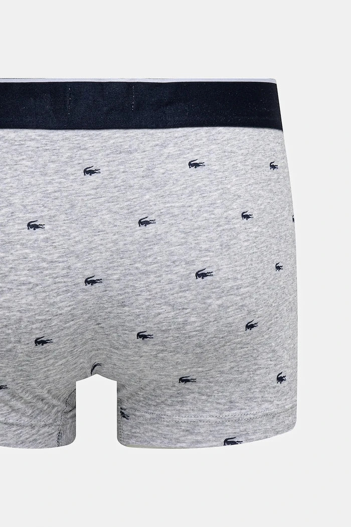 Lacoste erkek pamuklu elastan dar kesim boxer 3'lü