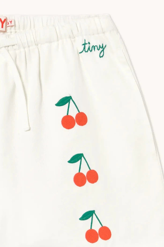 Tinycottons MINI CHERRIES TWILL Çocuk Pamuklu Kısa Şort