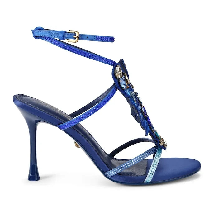 Kurt Geiger London Topuklu Sandalet Lobster Sandal Mavi Kumaş