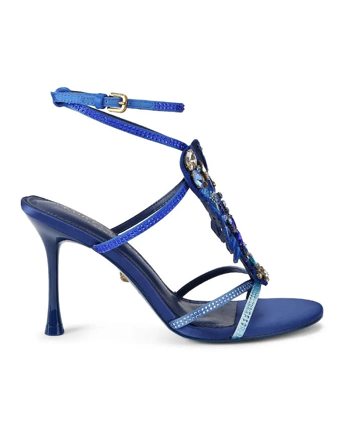 Kurt Geiger London Topuklu Sandalet Lobster Sandal Mavi Kumaş