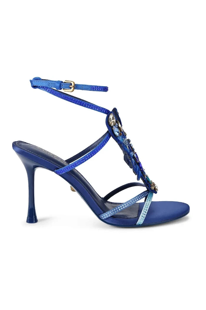 Kurt Geiger London Topuklu Sandalet Lobster Sandal Mavi Kumaş