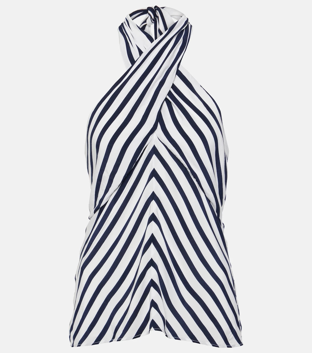 Staud - Dawn striped halterneck top