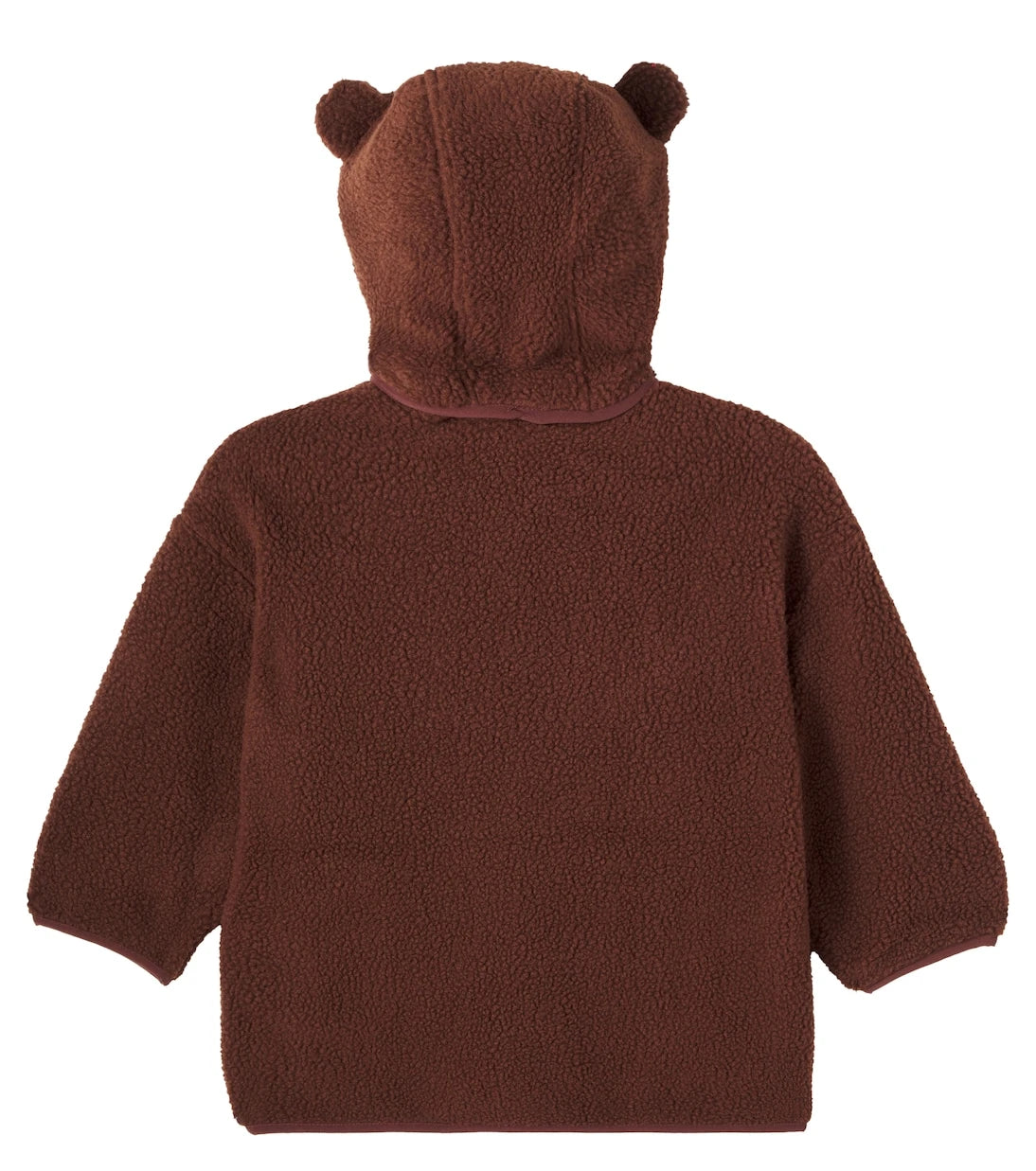 Mini Rodini - Bear embroidered fleece hoodie