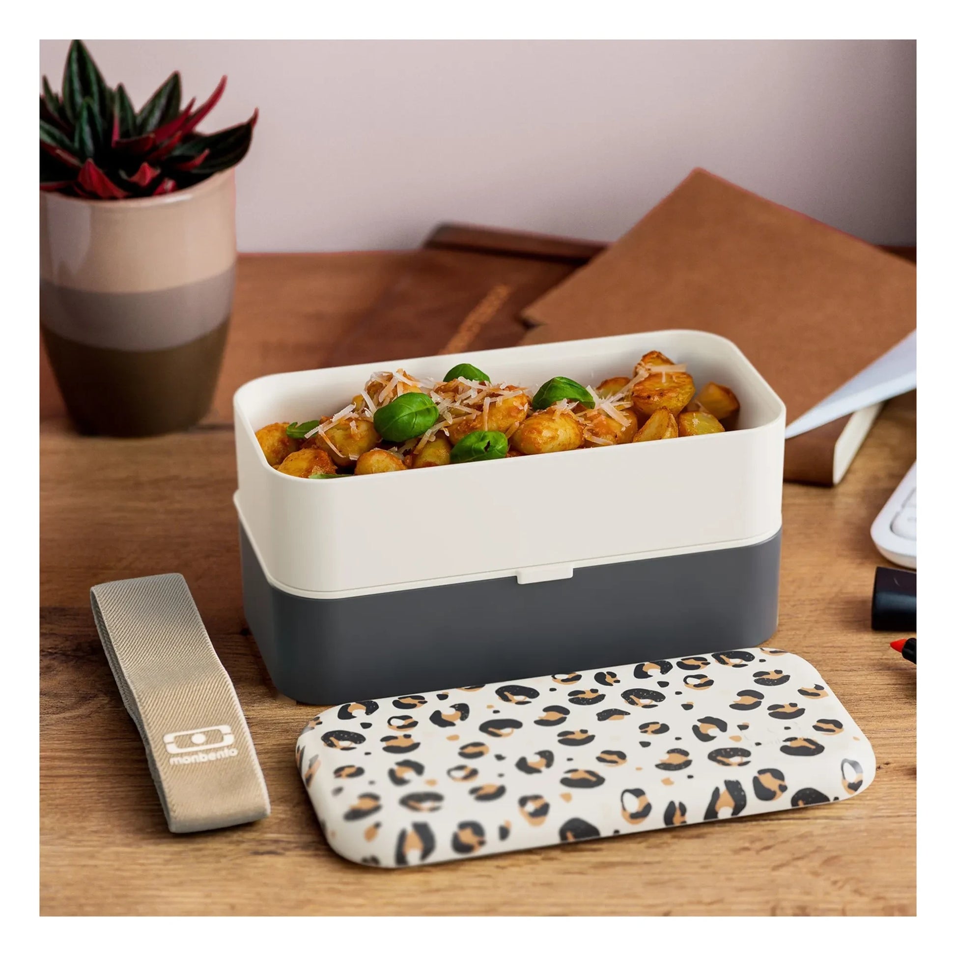 Monbento - Bento 2 compartments Original | Leopard