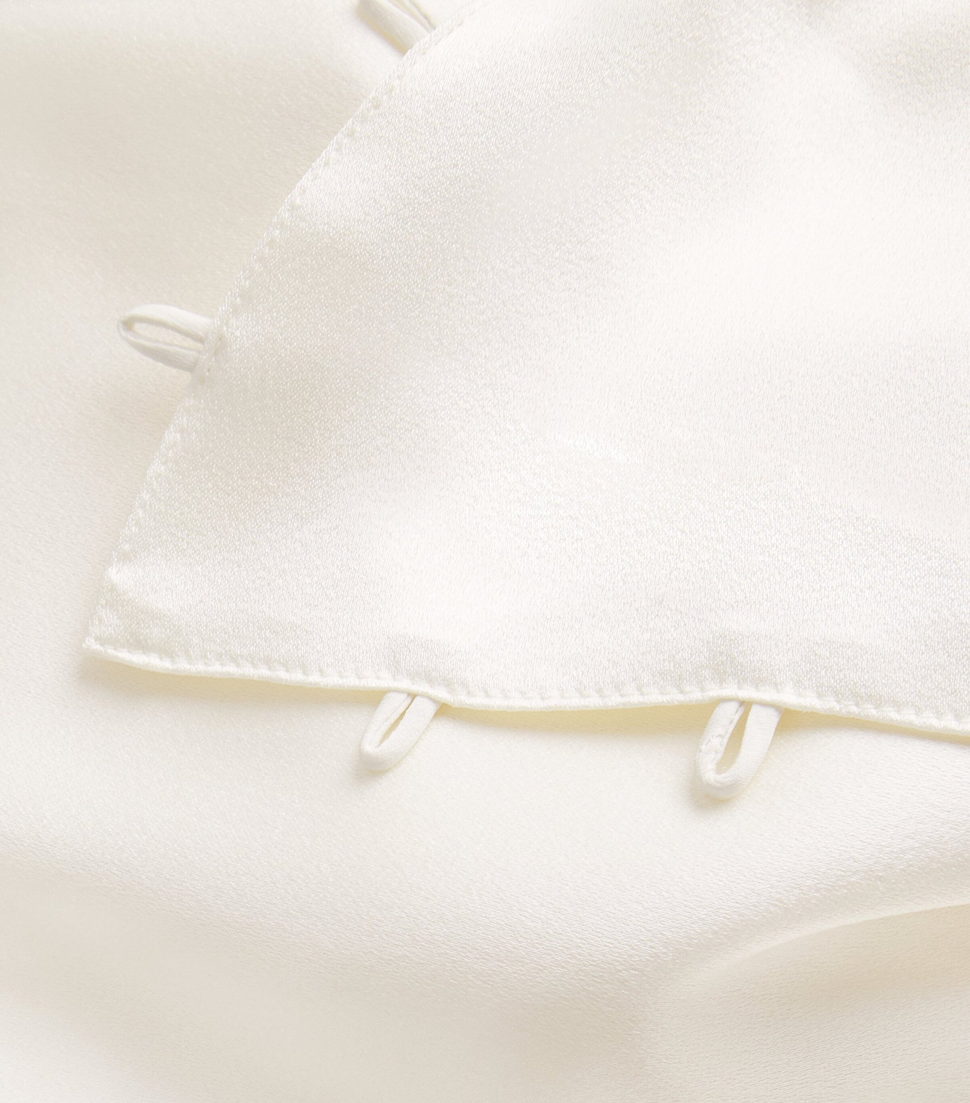 Victoria Beckham Satin Rouleaux Gown