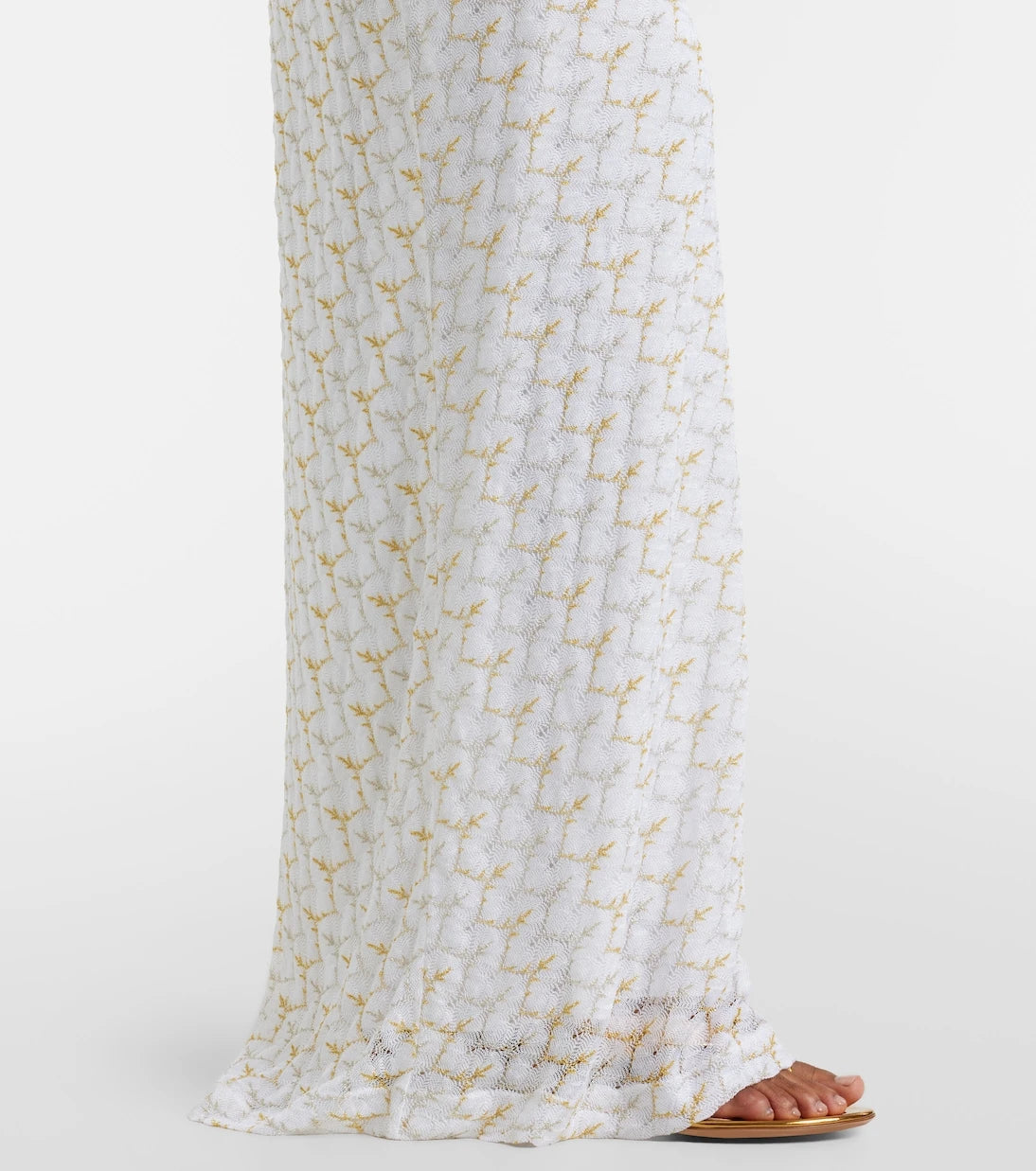 Missoni - Lamé one-shoulder maxi dress