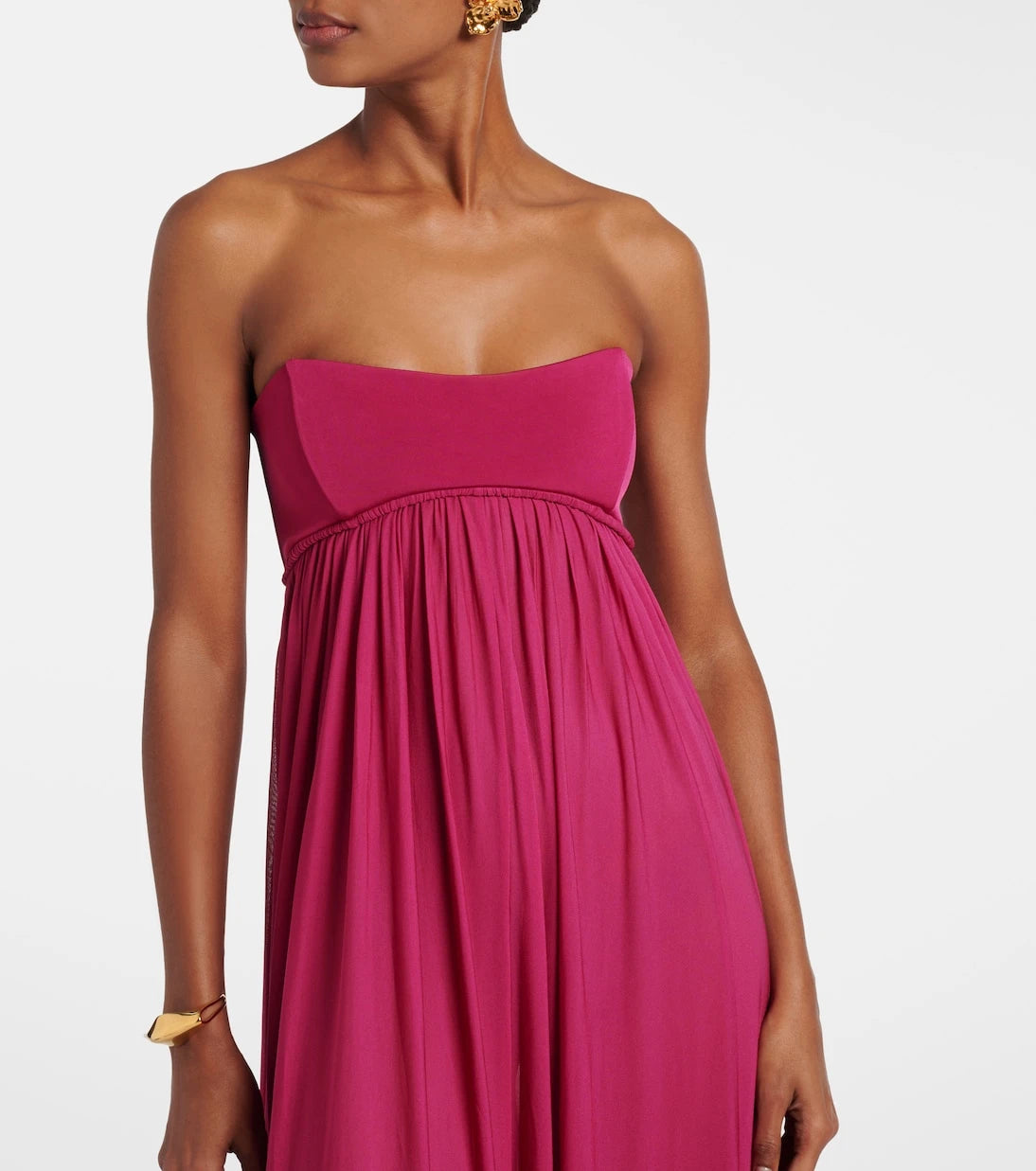 Zimmermann - Luna bandeau jersey gown