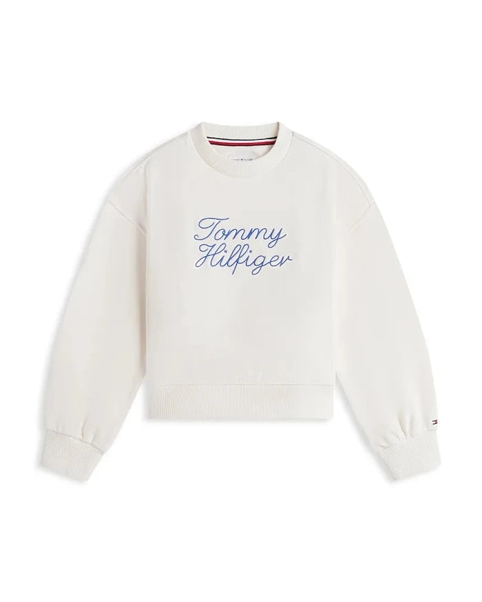 Tommy Hilfiger pamuklu çocuk sweatshirt
