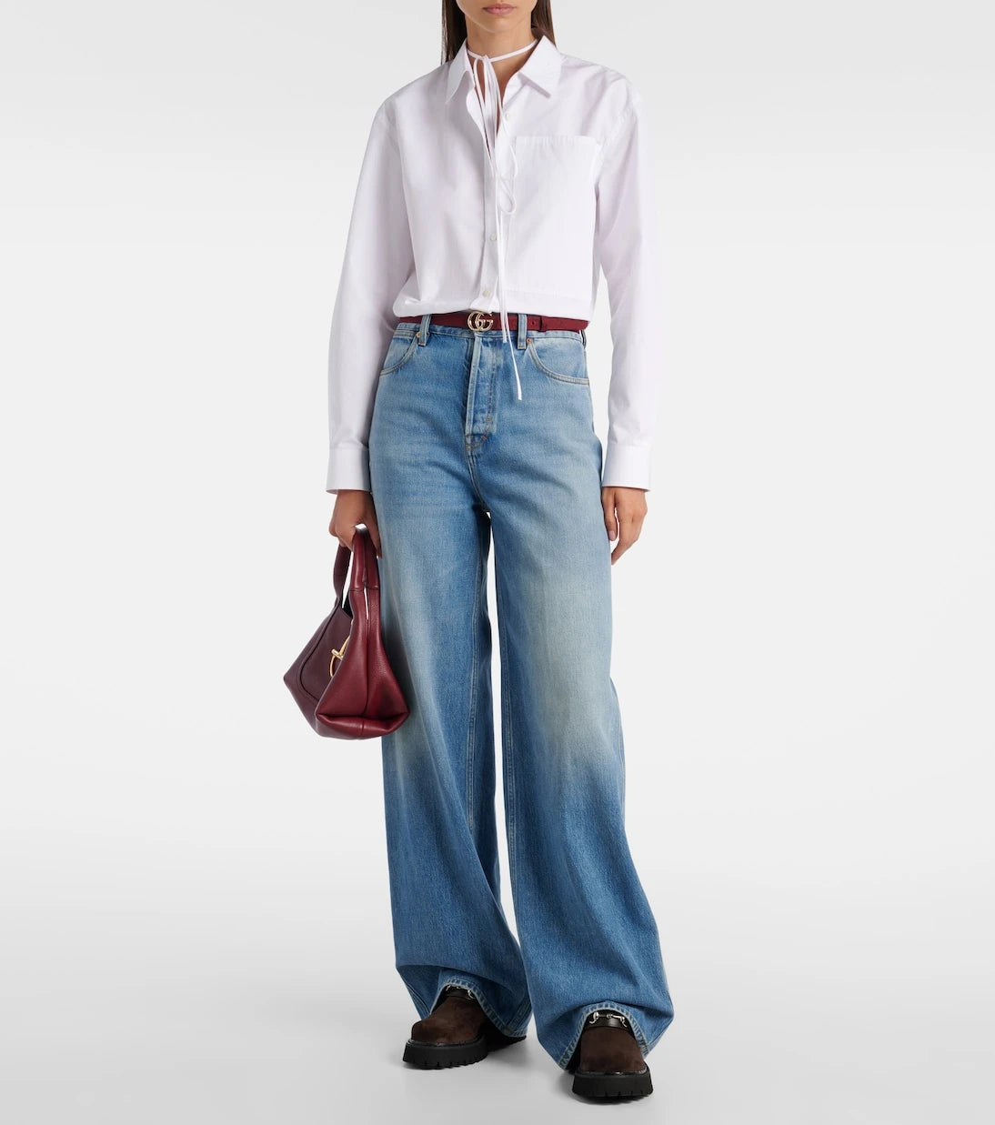 Gucci - Horsebit suede mules