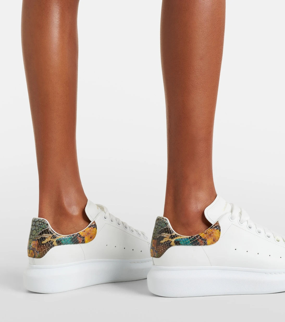 McQueen - Oversized leather sneakers
