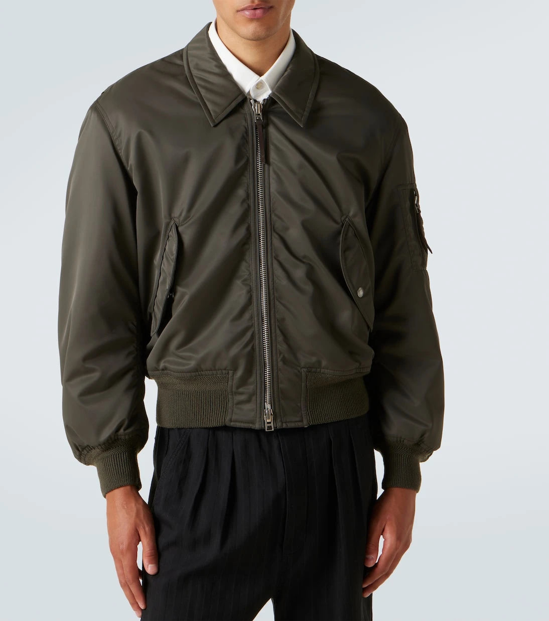 Tom Ford - Saten bomber ceket
