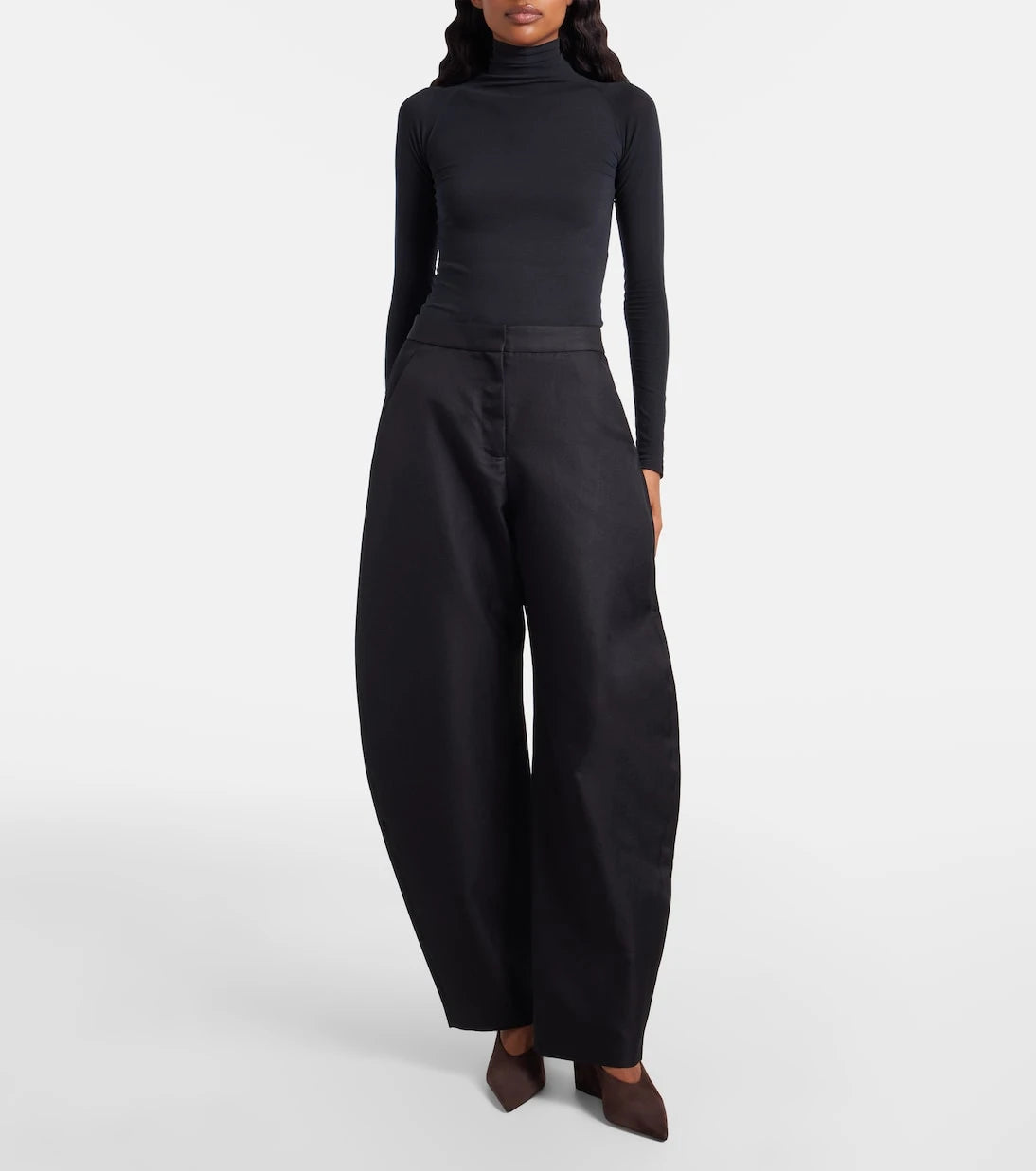 Alaïa - Cube suede wedge mules