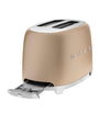 Smeg '50s Style 2-Slot Toaster - Matte Champagne
